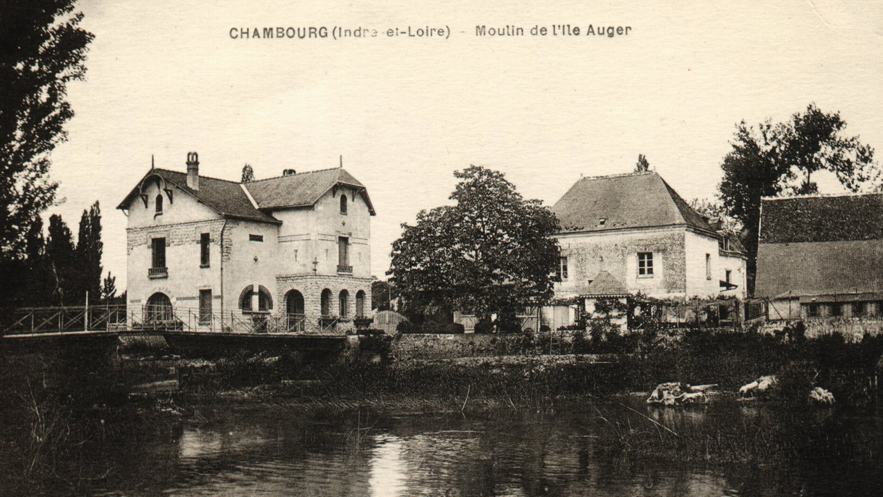 1939 - Carte postale Moulin-Isle-Auger