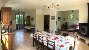 Salon Cuisine Séjour - Rez-de-chaussée - Moulin Isle Auger